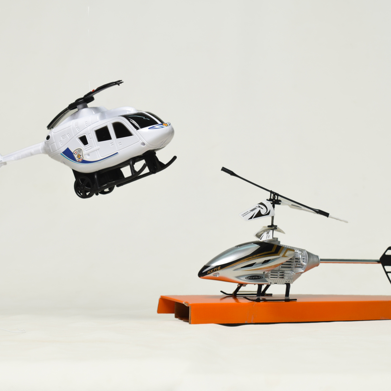 Hellicopter - White, Silver - Remote Controlled